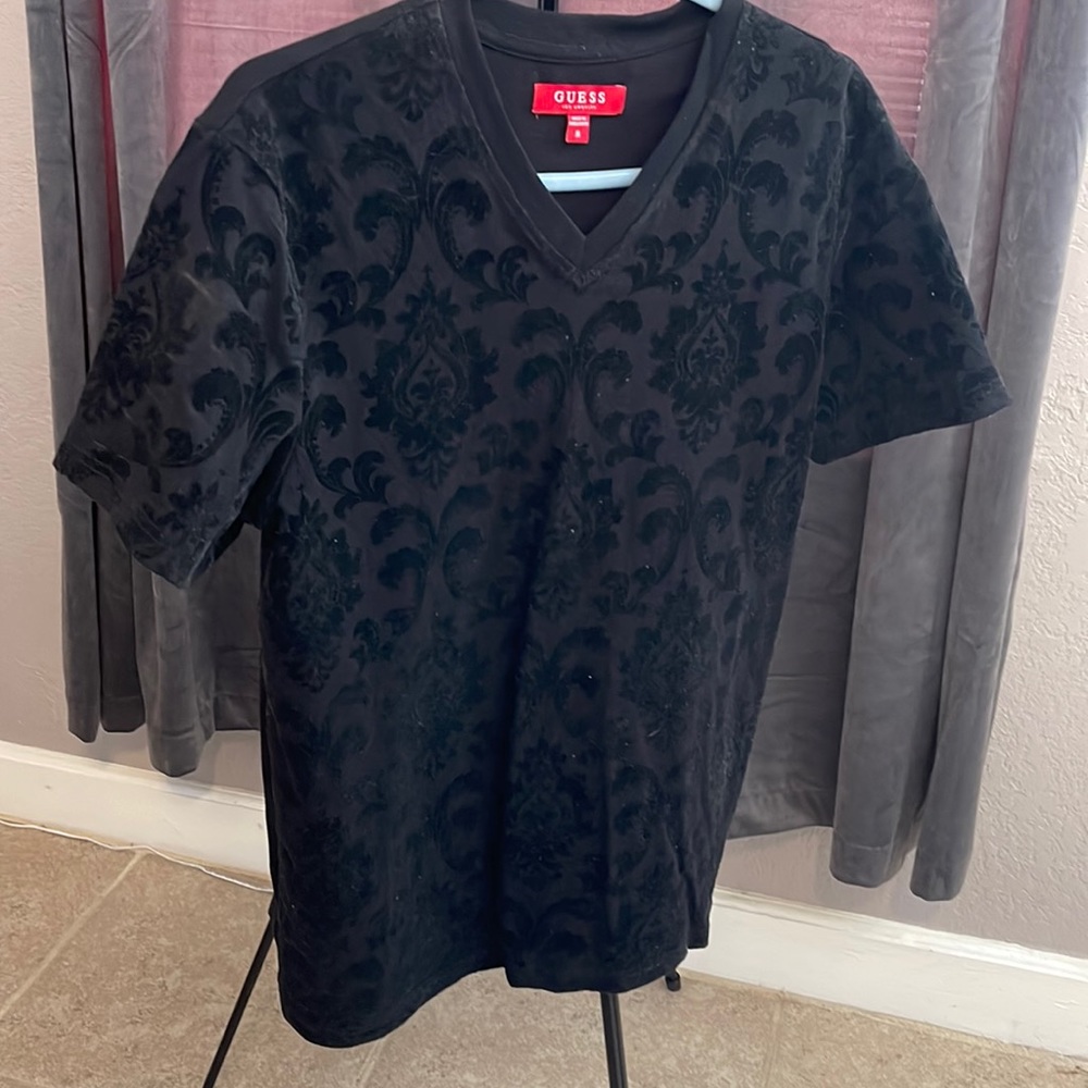 Velvet V-neck